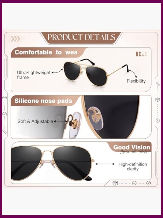 25 Pack Classic Pilot Sunglasses Polarized Military Driving Sun Glasses UV main image 5